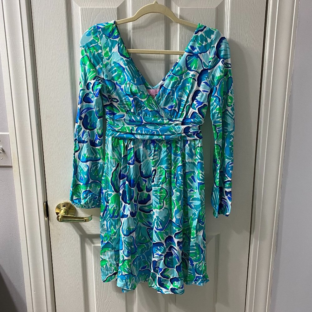 Lilly Pulitzer Fleur dress Agate Green Lazy River